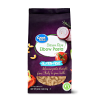 Great Value Gluten Free Brown Rice Elbow Pasta, 16 oz Bag, Shelf-Stable